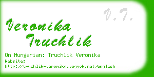 veronika truchlik business card